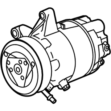 2007 Chevy Monte Carlo A/C Compressor - 19418179