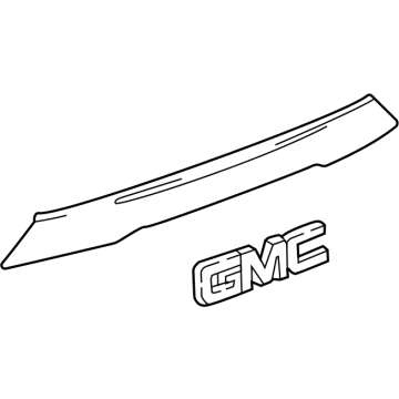 GM 84727553 Applique Assembly, Rear Clsr Ctr *Chrome M