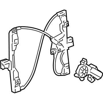 2009 Hummer H3T Window Regulator - 25939269