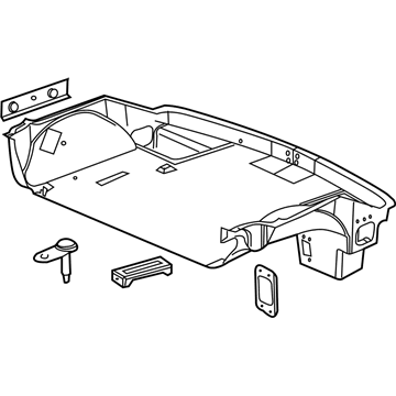 Cadillac 25786700 Rear Floor Pan