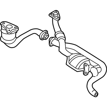 GM 12555496 Oxidation Catalytic Converter Assembly (W/ Exhaust Pipe)