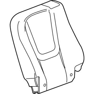 GM 13353799 Panel Assembly, Rear Seat Back Cushion