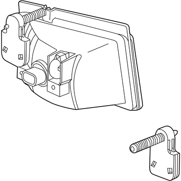 Saturn 10335108 Fog Lamp Assembly