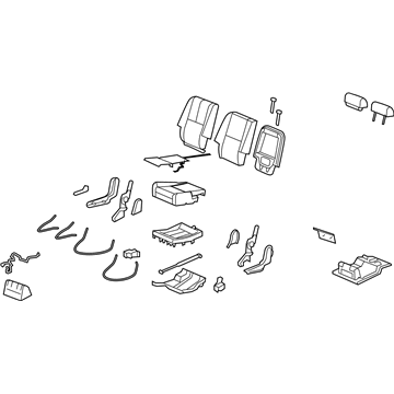 Cadillac 15843772 Seat Assembly