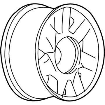 Cadillac 9593486 Wheel, Alloy