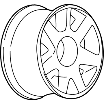 Cadillac 9594397 Wheel, Alloy