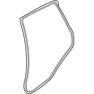 GM 96583076 Weatherstrip,Rear Side Door