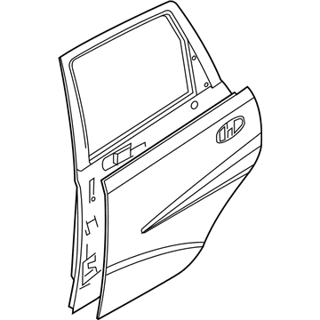 Chevy 96585401 Door Shell