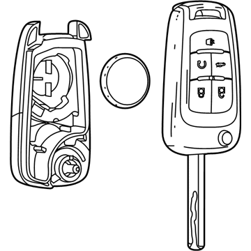 Chevy 22923862 Key