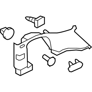 GM 96834855 Molding,Quarter Window Garnish