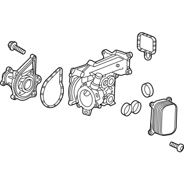 Chevy 25204277 Water Pump Housing