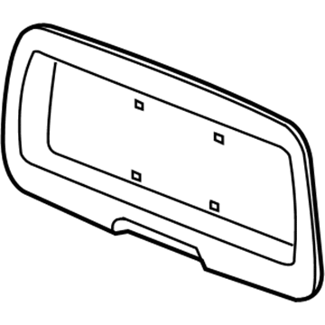 Oldsmobile 88980652 License Pocket