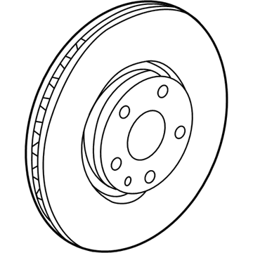 2018 Cadillac CT6 Brake Disc - 13592358