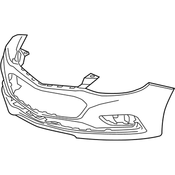 GM 84288770 Fascia, Front Bpr *Serv Primer