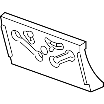 Chevy 84461480 License Bracket