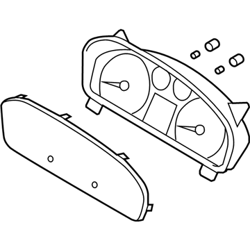 Chevy 96878237 Cluster Assembly