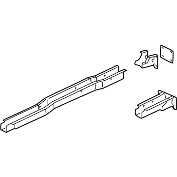 Oldsmobile 15192502 Rear Rail Assembly