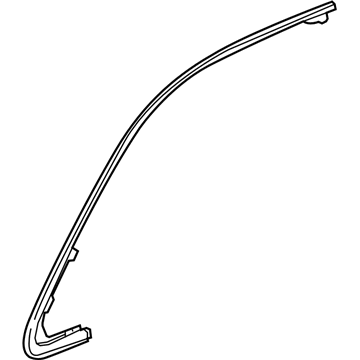 GM 23173661 Molding Assembly, Front Side Door Window Upper Reveal