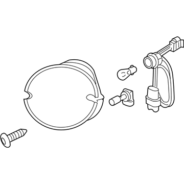 Pontiac 15852222 Fog Lamp Assembly