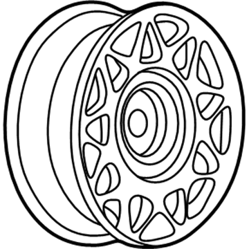 Buick 9594027 Wheel, Alloy