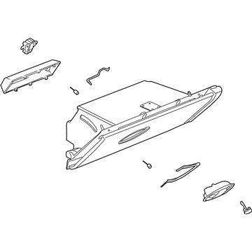 Saturn 25788429 Glove Box Assembly