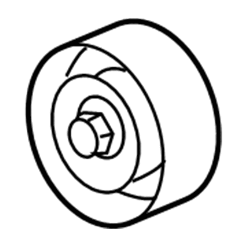 Chevy 12568996 Idler Pulley