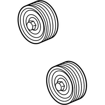 Chevy 12703922 Idler Pulley