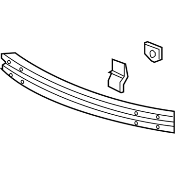 GM 15808578 Bar, Front Bumper Imp