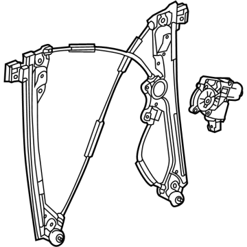 GM 87847531 REGULATOR ASM-FRT S/D WDO