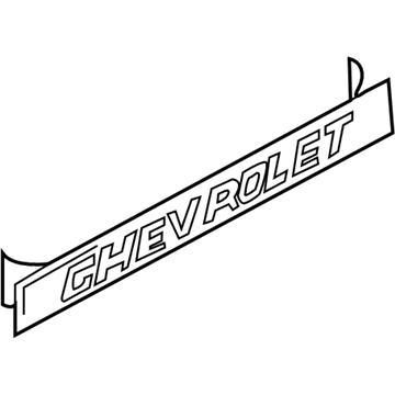 Chevy 15672065 Decal