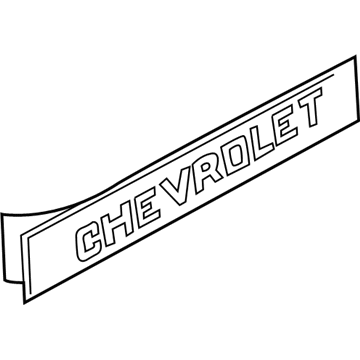 Chevy 15970087 Decal