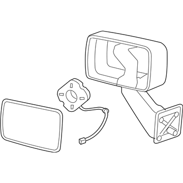 Hummer 20836083 Mirror Assembly