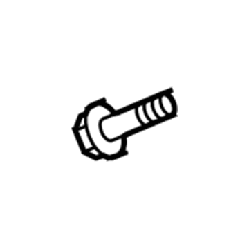 Cadillac 11562172 Wheelhouse Liner Screw