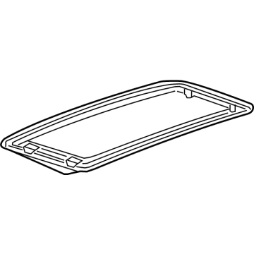 Cadillac 84616657 Sunroof Glass