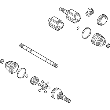 Pontiac 19256587 Axle Assembly