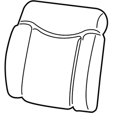 GM 12548871 PAD, Seat Back Cushion