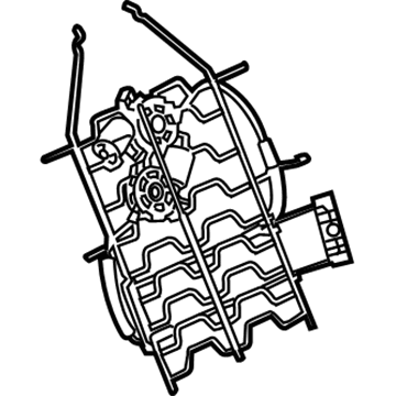 Cadillac 84372824 Lumbar Support