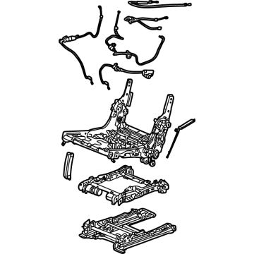 GM 84946145 Frame Assembly, R/Seat Bk & Btm