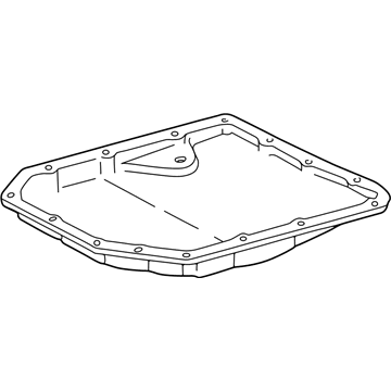 2007 Pontiac Vibe Transmission Pan - 88972039