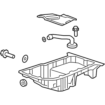 GMC 12601240 Oil Pan