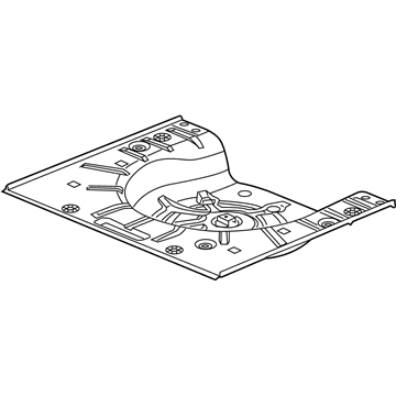 Buick 22756016 Rear Floor Pan