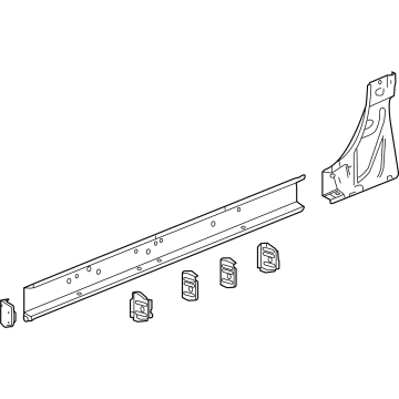 GMC 84972385 Inner Rocker