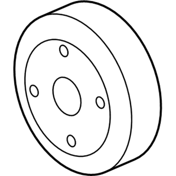 GM 12577763 Pulley, Water Pump