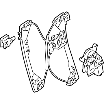 GM 20888397 Front Side Door Window Regulator Assembly