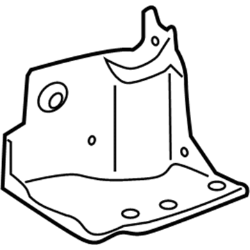 GM 13442977 Shield,Front Compartment Splash