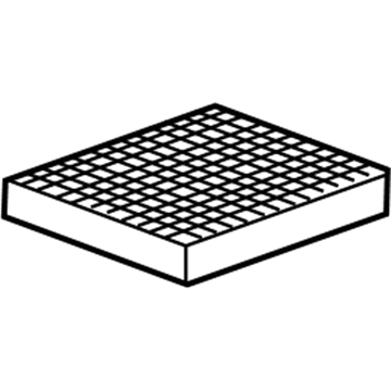 GM 13503677 Filter, Pass Compartment Air