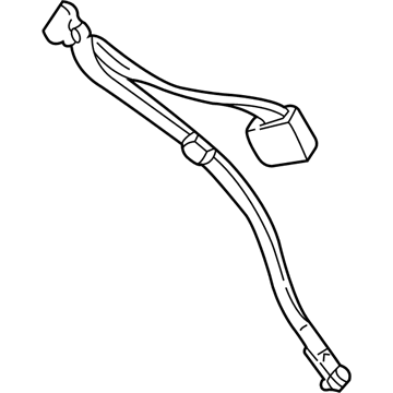 Oldsmobile 12530516 Belt & Retractor