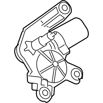 Saturn Wiper Motor - 93179057