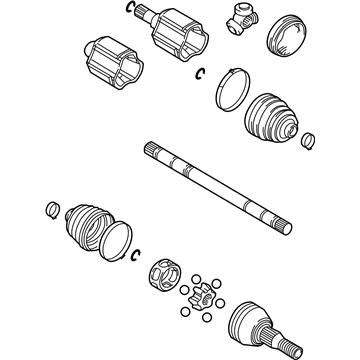 Buick Terraza Axle Shaft - 89047673