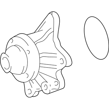 2003 Pontiac Vibe Water Pump - 88974712